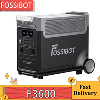 FOSSiBOT F3600 Portable Power Station, 3840Wh LiFePO4 Solar Generator, 3600W AC Output, 2000W Max Solar Charge, 13 Output Ports