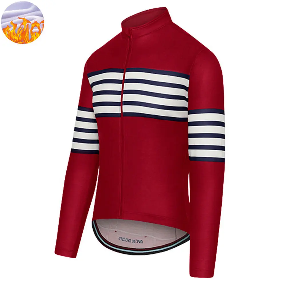 

Велосипедный трикотаж, зимняя флисовая зимняя мужская куртка с длинным рукавом, велосипедный топ, велосипедный трикотаж, термофланелевой костюм для велоспорта