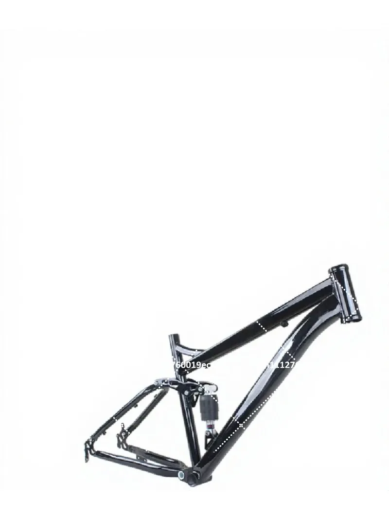 26 Inch Mountain Bike Frame with Disc Brake Shock Absorber Bicycle Replacement Suspension Frame for Enhanced Riding Experience