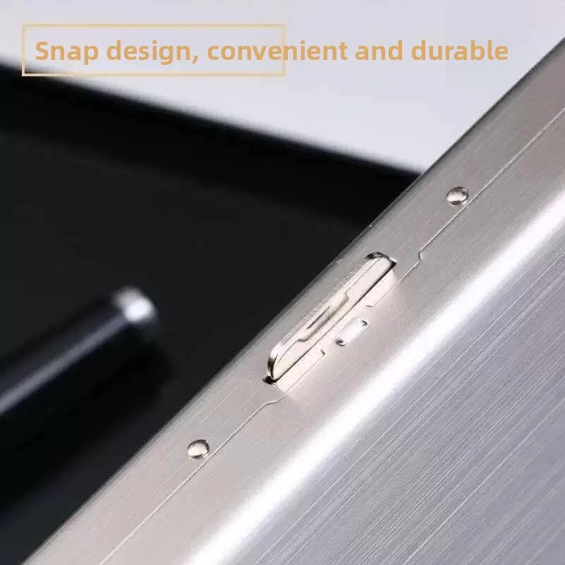 Anti-Theft Stainless Steel Metal Card Holder Women's Compact Card Box Wallet for Driving License Storage Organization