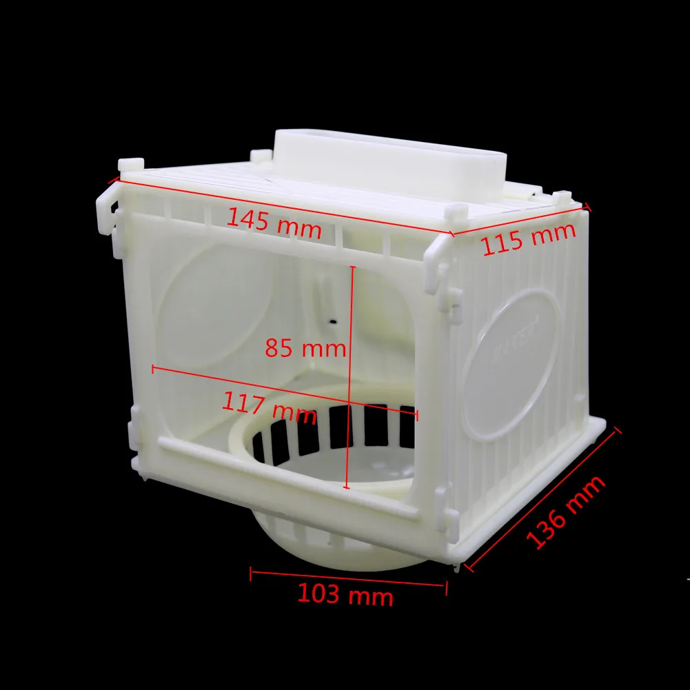 Bird Cage Hanging Parrot Breeding Box Bird Nest Bird Cage Removable White High Quality Plastic Bird House Parrot Cage Pet Tools