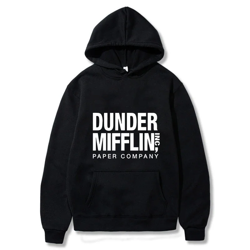 The Office Dunder Mufflin INC Hoodie Dwight Schrute Sweatshirt Men Women Hoodies Casual Pullover Hooded Sweater