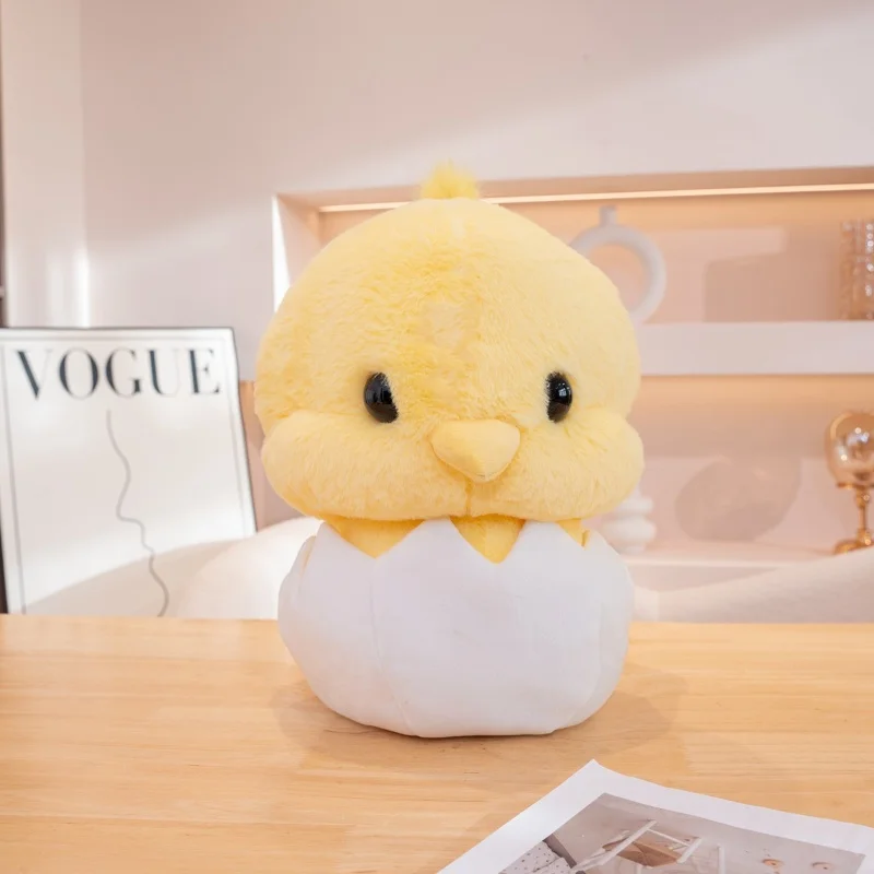 Jouet en peluche jaune jetable de dessin animé mignon, décoration de chambre de beurre, doux, coussin de canapé, anniversaire d'enfant, cadeau de Noël, traitement Kawaii