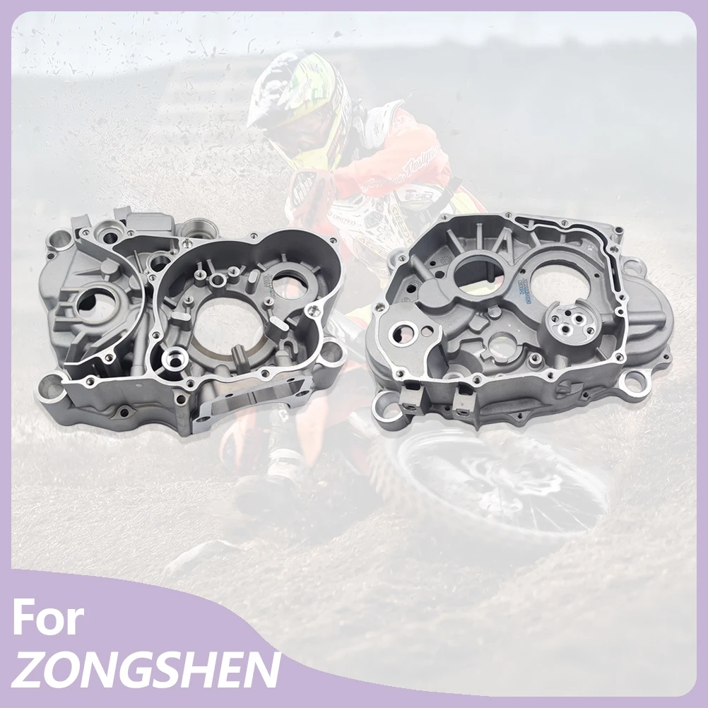 OTOM Motorcycle Left Right Crankcase Middle Box Side Crank Case For ZONGSHEN ZS174MN-3 CBS300 ZS174MN-5 NB300 Water-Cooled 4T