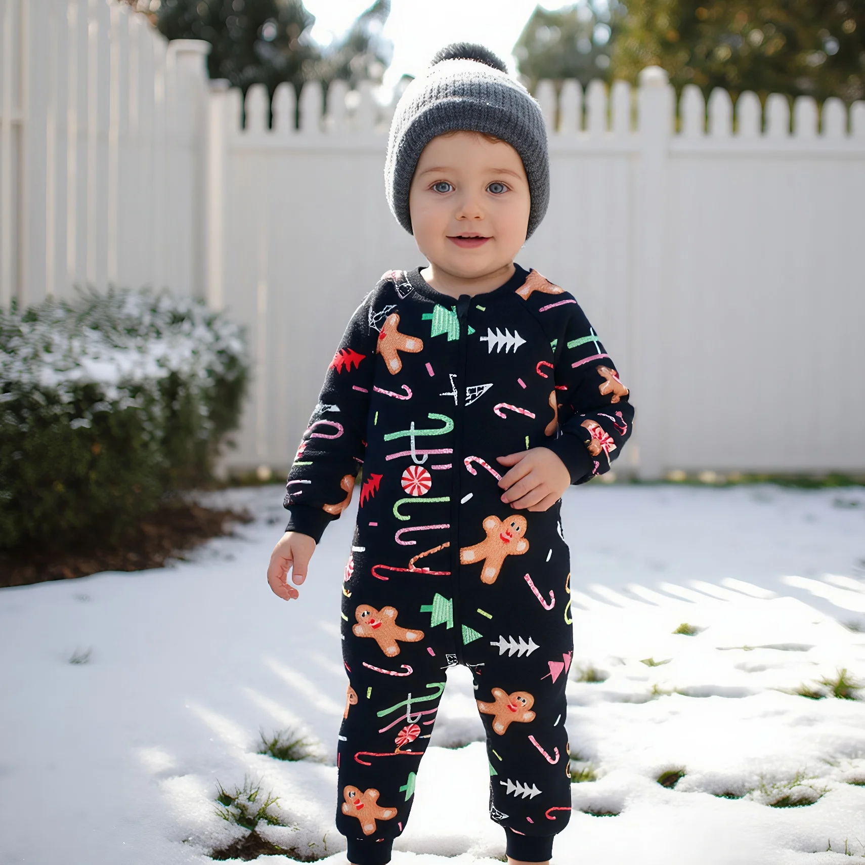 

Infants Fleece Thickened Rompers Long Sleeve Baby Clothing Warm Cozy Christmas Winter Jumpsuits