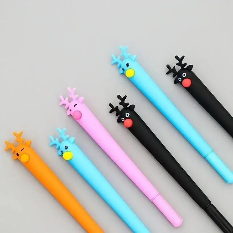 1 Pcs Cute Cactus Modeling Gel Pen Student Stationery Novelty School Material Office Supplies Christmas Gift Writing Supplies