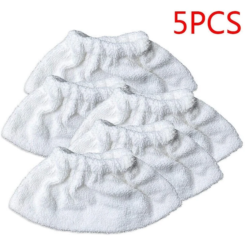 5 Pcs Steam Brush Iron Vacuum Cleaner Parts Floor Cleaning Cloth For KARCHER SC2 SC3 Steam Cleaner Accessory