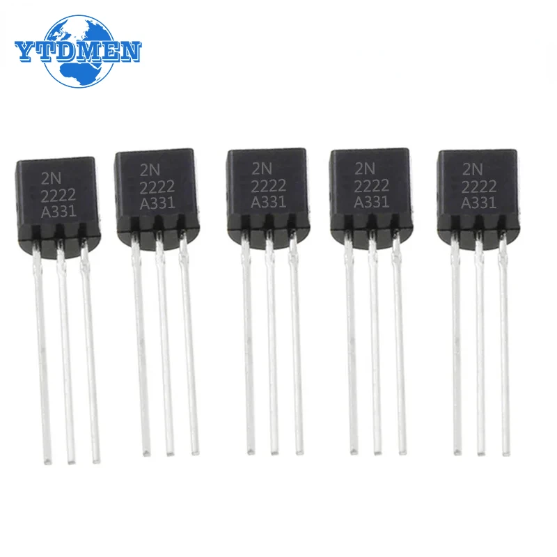 50/100PCS 2N2222 Transistor Kit TO-92 30v 800MA NPN Transistors Electronic Kits