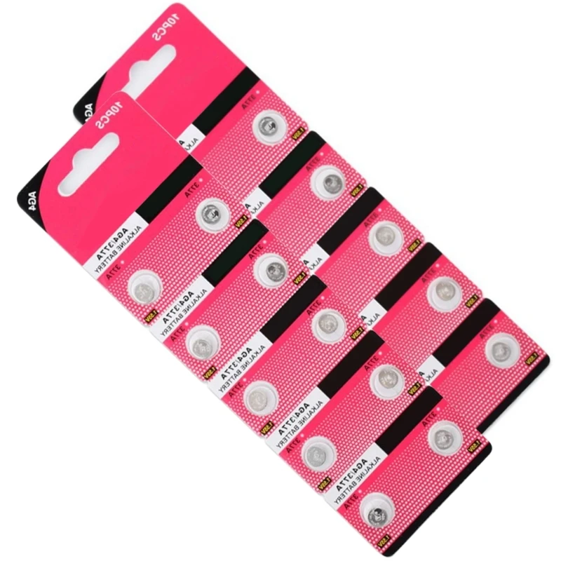 090F 20/10Count AG4 LR626 377A Батарея батарея для аккумуляторов для аксессуаров для игрушек