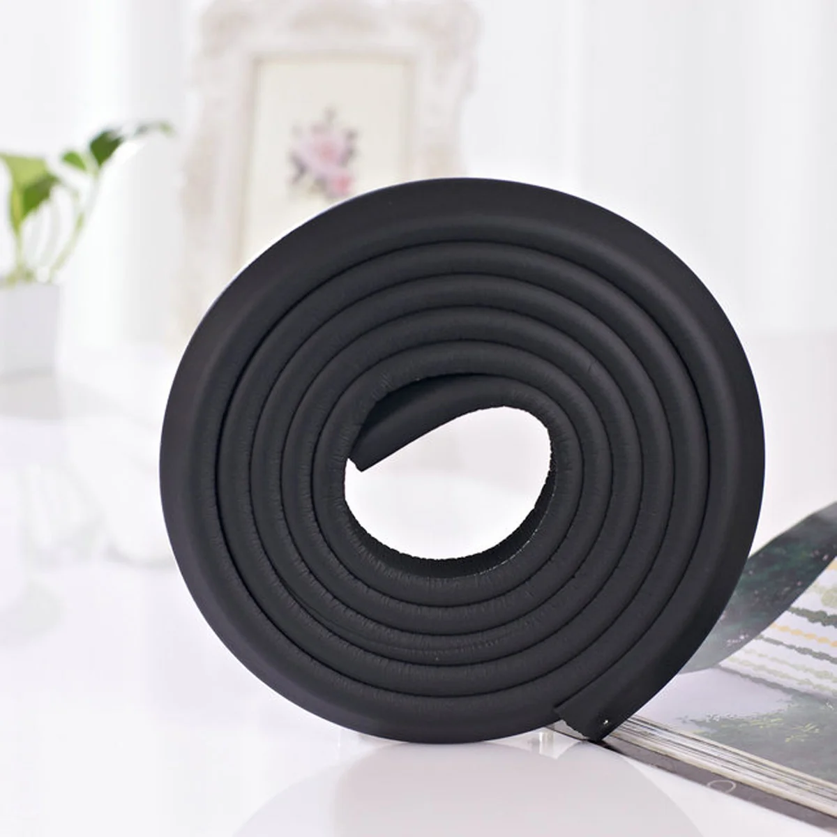 2 M Corner Protectors Table Bumper Guard Bumpers Furniture Baby Safety Black Child