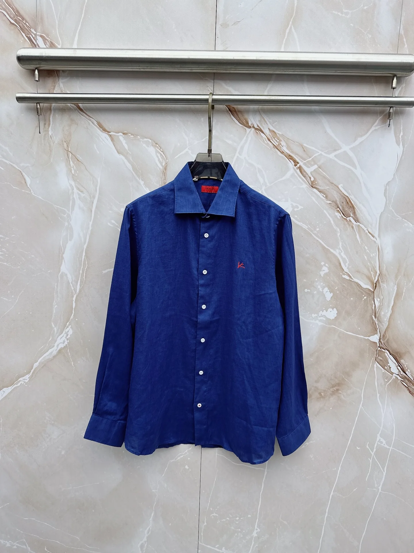 BLSK CPRT Shirt Linen men 2027 New Thin breathable Business Fashion comfortable long sleeves straight quality Big size S-3XL
