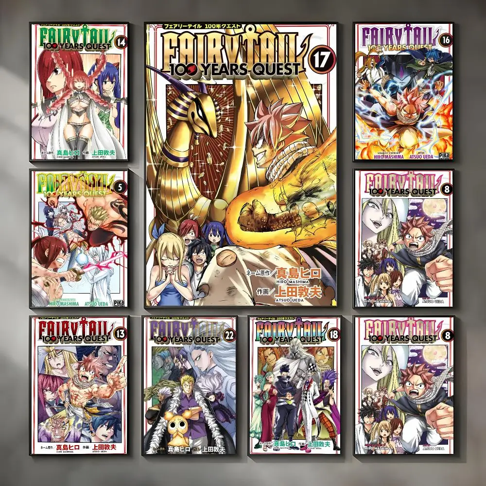 Fantasy Manga F-fairy Tail 100 Years Quest Poster Modern Interior Wall Decor & Trendy Home Highlights