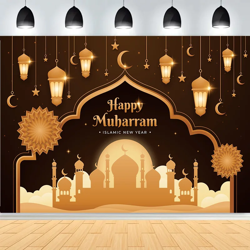 ليلة عربية مغربية حفلة غرفة المعيشة العربية نمط خلفيات للتصوير الفوتوغرافي عيد ميلاد ماجيك الجني خلفية الصورة الفاخرة DA-01