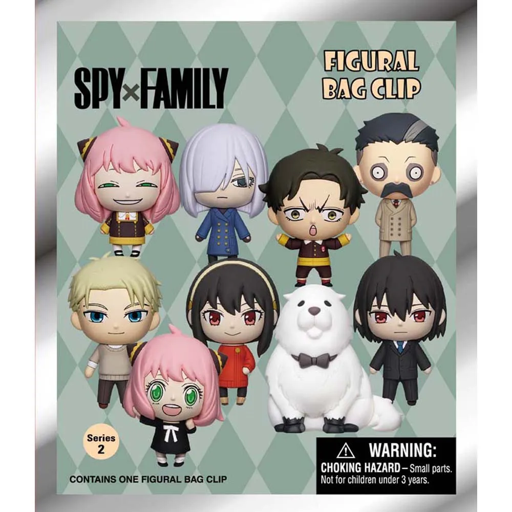 1pc Spy X Family Officially Licensed 3D Mystery Bulk Bag Clip Spy X Family Loid Forger Anya and More  Character Gifts for Friend