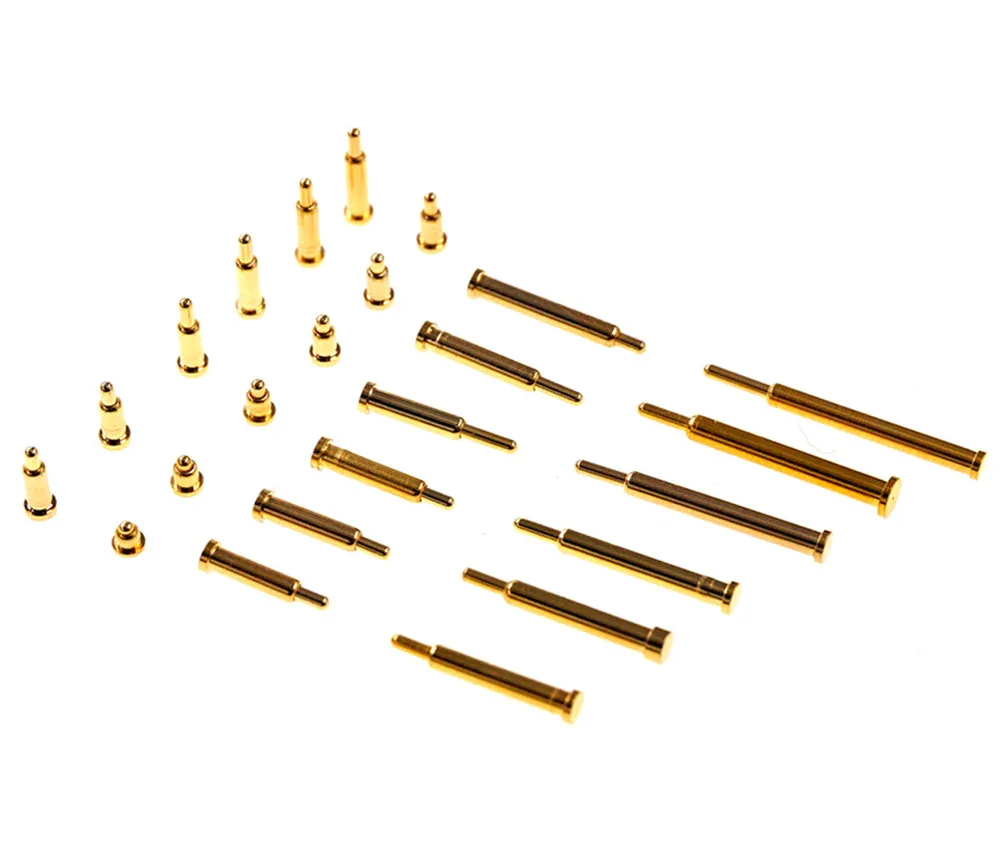 100pcs SMT Spring Pogo Pin Connector 2.0 mm Diameter Solder PCB Pad Height 2.0 2.5 3 3.5 4 5 5.5 6 7 8 9 10 12 14 16.5 18 mm SMD