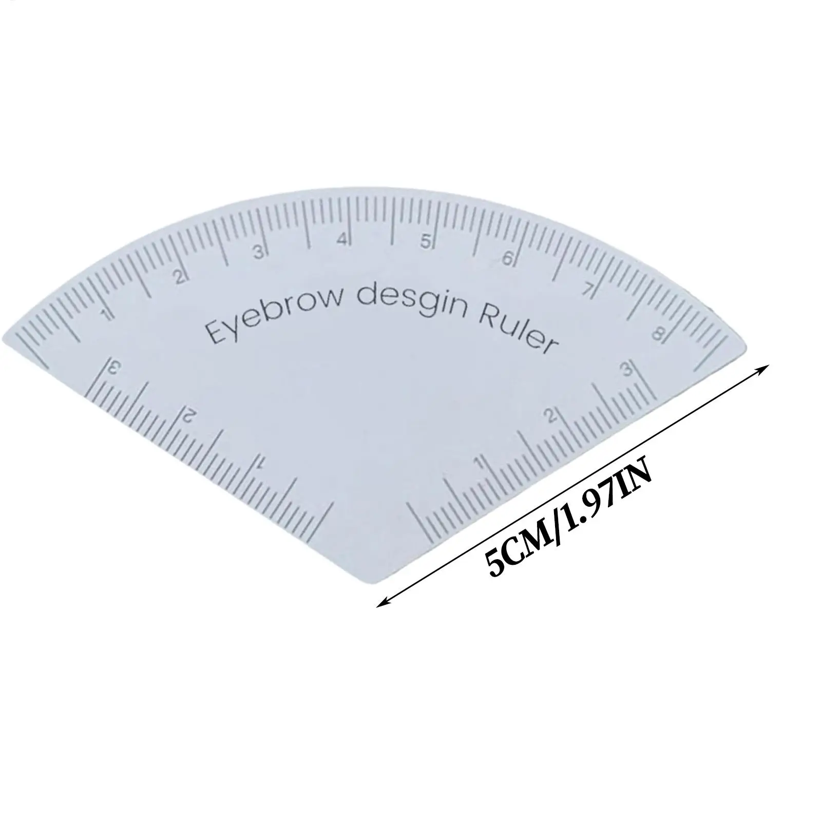 Règle à sourcils, outil de mesure, maquillage réutilisable, conception de sourcils, façonneur de positionnement pour voyage d'affaires, voyage à domicile