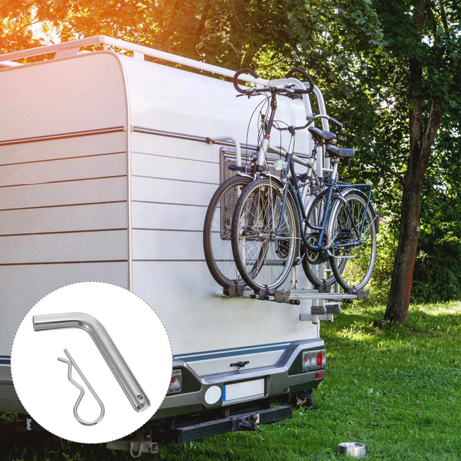 

2 шт., приемник сцепного устройства, приемник сцепного устройства, замок, штифт, железный, прочный, антикоррозийный, универсальный дизайн, автомобильные принадлежности, детали, крючок