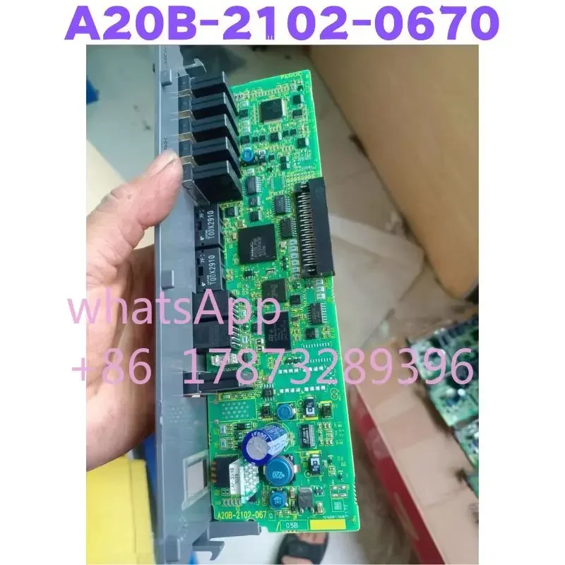 

Б/у A20B-2102-0670 A20B 2102 0670, боковая плата сервопривода протестирована в порядке.