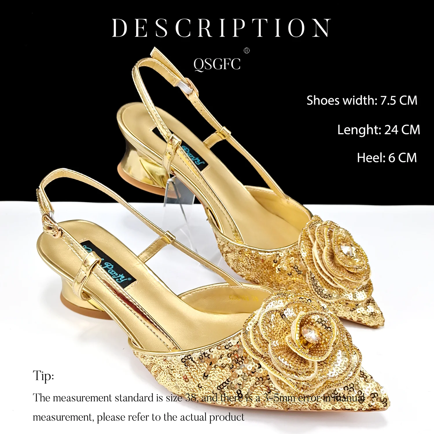 Ensemble chaussures et sac Que - Wedding Package Gold avis et prix