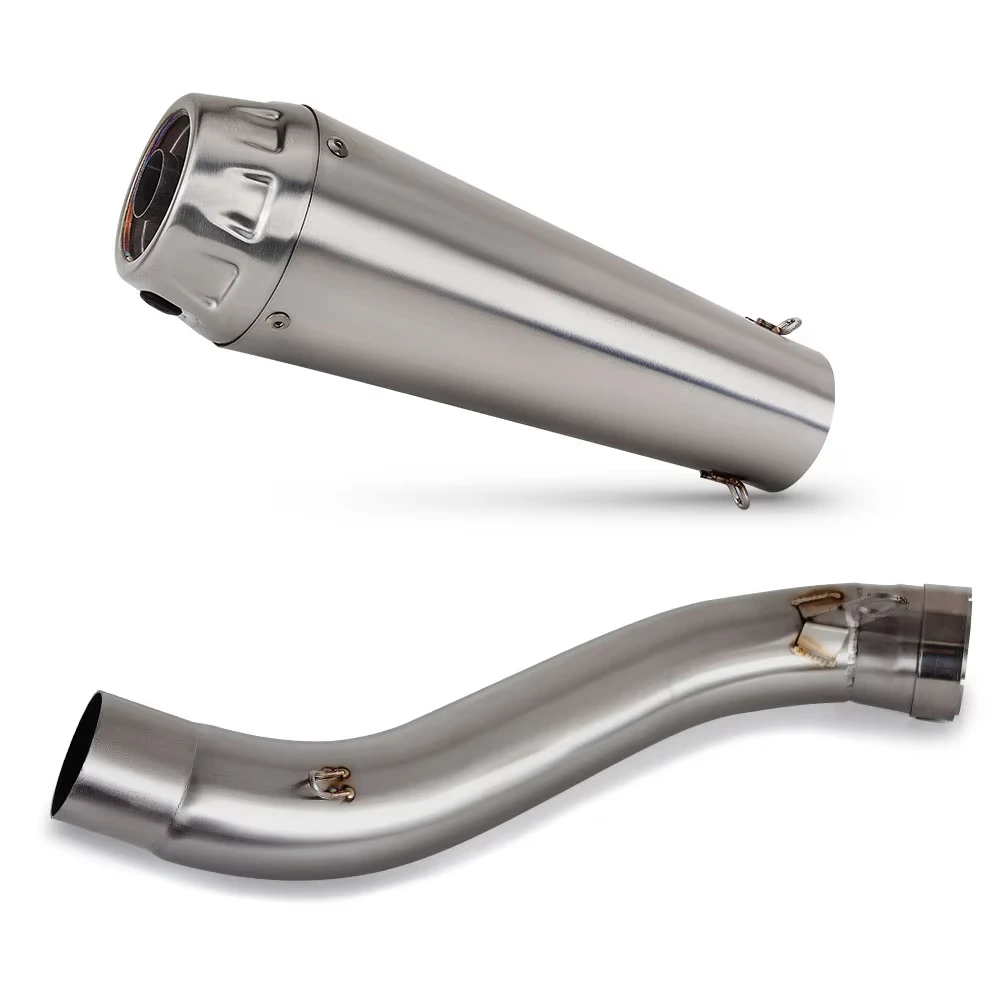 For Honda CBR650R CB650R CBR650F CB650F 2014-2025 Motorcycle Slip on Line Exhaust Middle Link Pipe ARRO Muffler with DB Killer - view 5