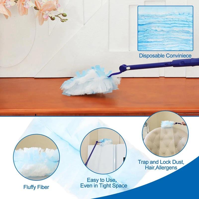 อะไหล่แปรงปัดฝุ่นแบบใช้แล้วทิ้งสามารถใช้ได้กับ swiffer Duster ที่ทนทานติดตั้งง่าย