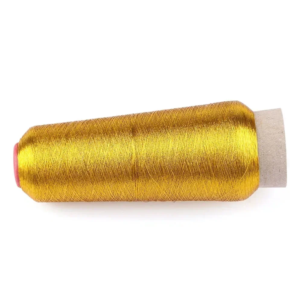 Metallic Thread Embroidery Gold Silvers Machine Embroidery Threads Polyester Sewing Thread Spools For Embroiderys