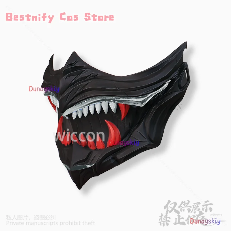 CosplayAnime Game NINJA GAIDEN 4 كوسبلاي ثلاثية الأبعاد قناع حمض البوليلاكتيك الدعائم اكسسوارات لجميع القديسين حفلة عيد الميلاد كوس فضي Cus