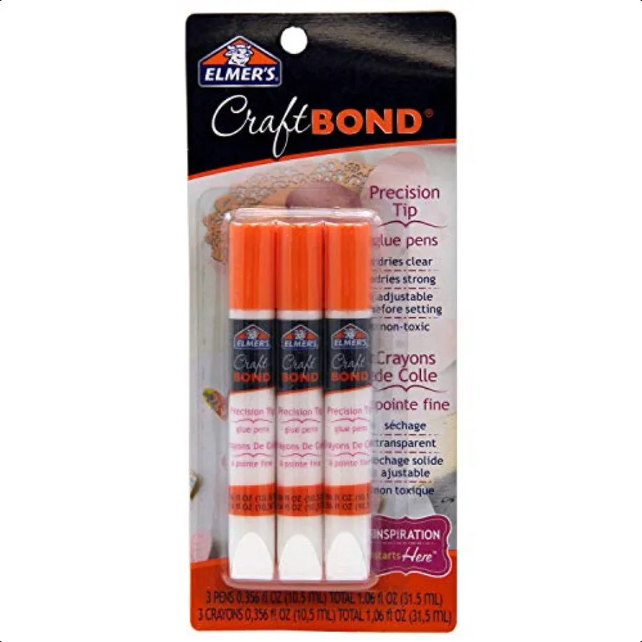 

Elmers Craft Bond Precision Tip Glue Pens E477 3Count