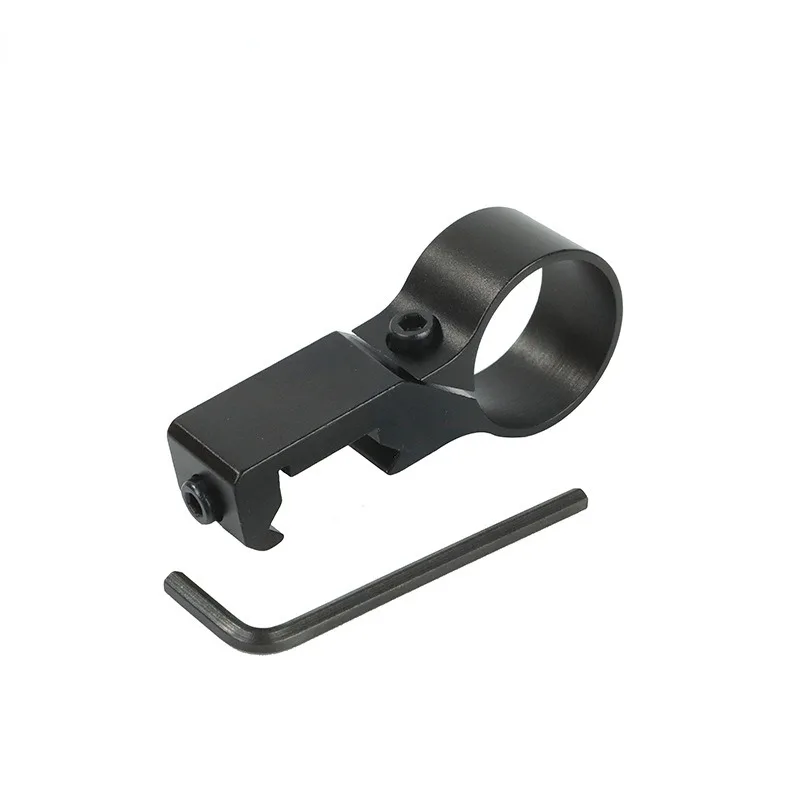 25.4mm Offset Flashlight Scope Mount Ring Holder For 20mm Picatinny Weaver Rail sight bracket Hunting Airsoft Wargame