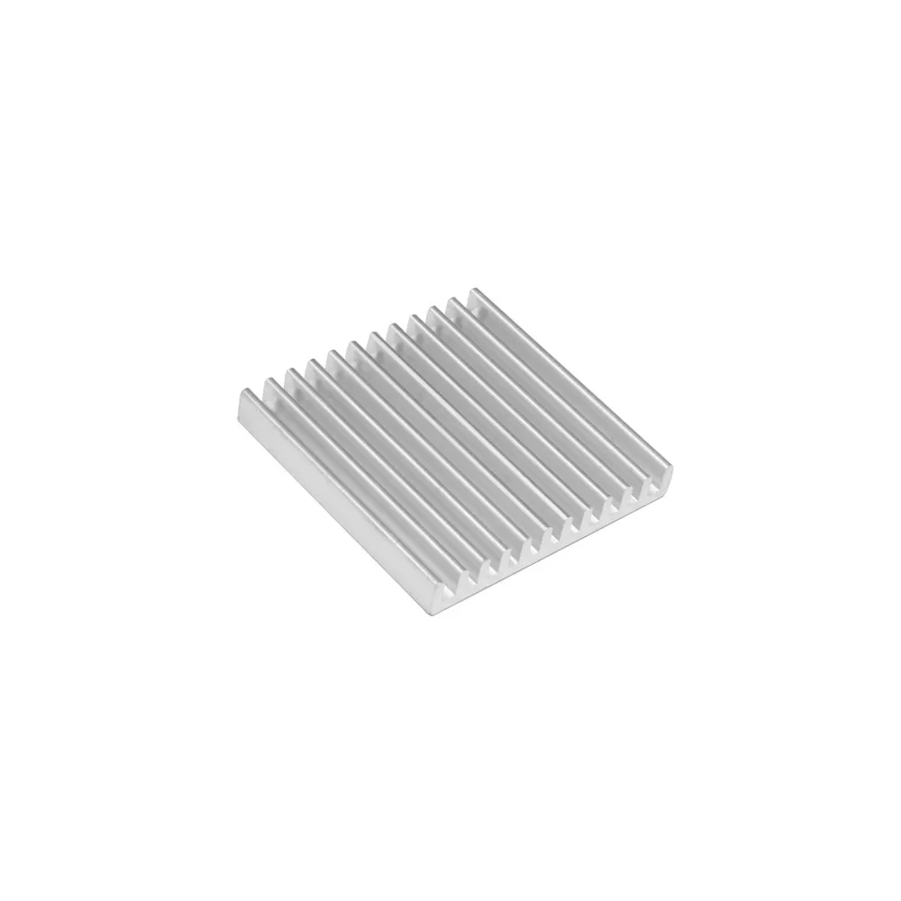 Disipador de calor de aluminio de 20 piezas, radiador de refrigeración para Chip IC electrónico, disipación de calor con cinta térmica, 35x35x5mm