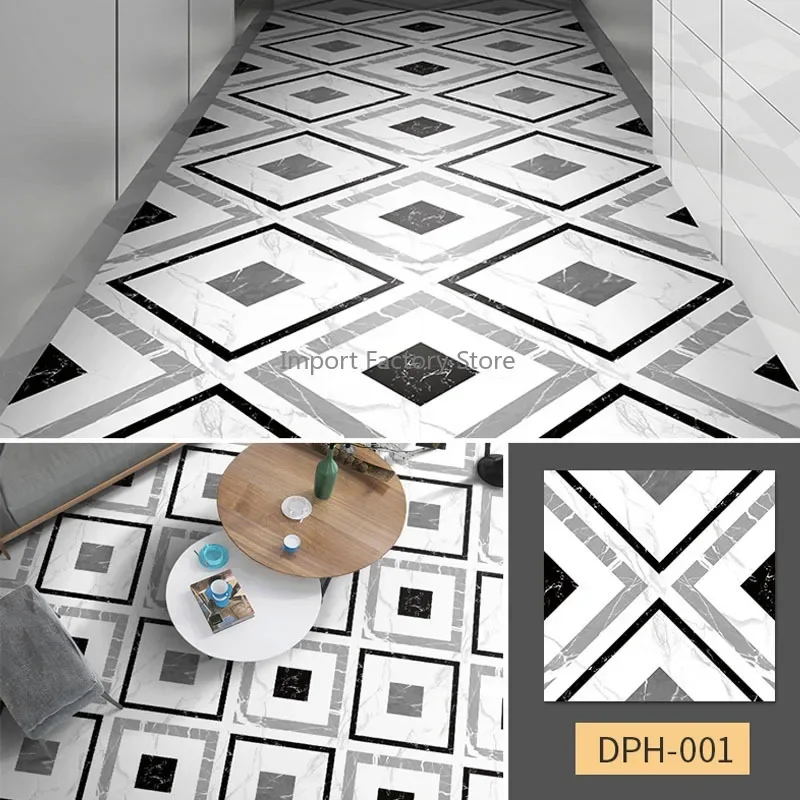 Tile Renovation Wall Self-adhesive Marble Living Room Parquet Floor Stickers Thickened Frosted Floor Stickers