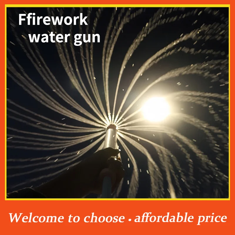 Kids Outdoor Pool - TH 1pc Fire-works Spray Toy Pull-Back