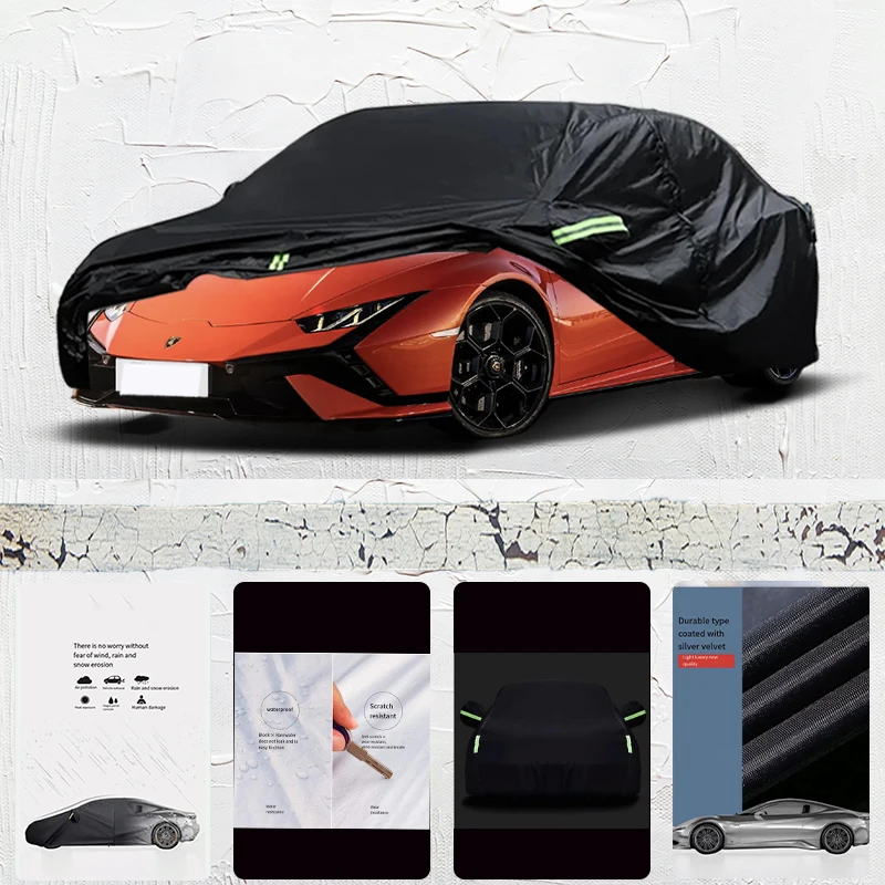 For Lamborghini Huracán all-weather outdoor fully covered with snow and UV protection waterproof Sun Shade Rain Wind Resistant