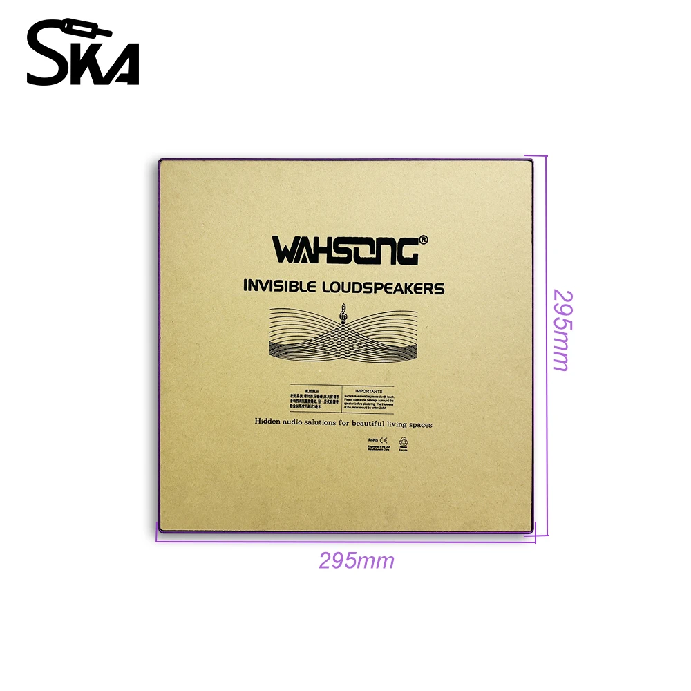 目に見えないホームシアターの長方形のフルレンジスピーカー、リビングルーム用のオーディオスピーカー、目に見えないシアター、寝室用の屋内スピーカー、30w