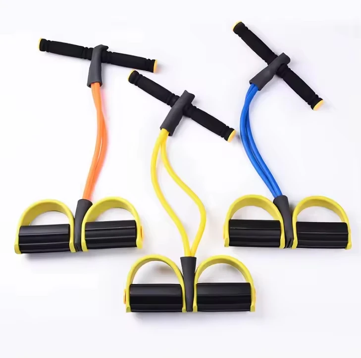 Fitness Übung Zugseil Langlebig Lila Yoga Pull up Seil Rohr Pedal Widerstand Band Sitzen Zugseil