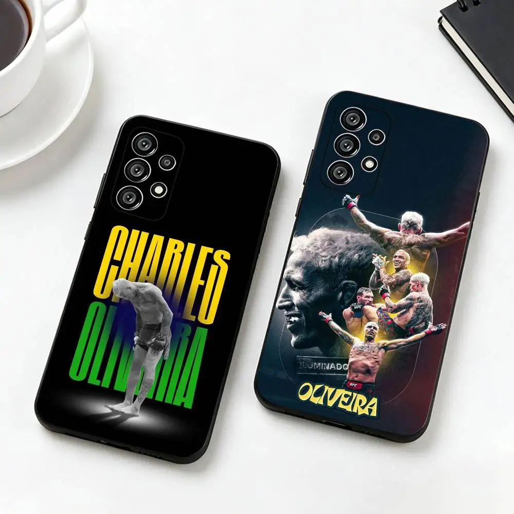 U-Ufc Charles Oliveira  Phone Case Black Silicone Soft For Samsung S25,S24,S21,S22,S23,S30,Ultra,S20,Plus,Fe,Lite