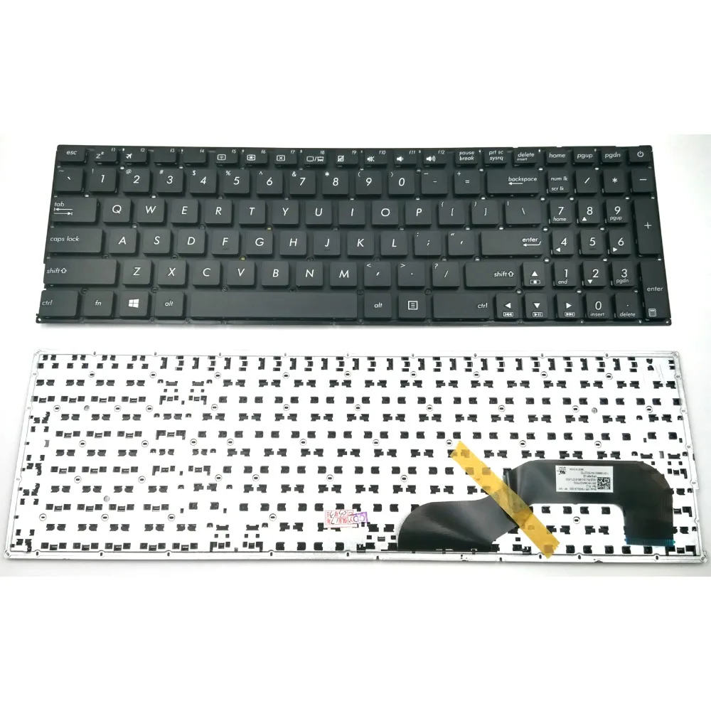 New Laptop Keyboard for Asus X540 X540L X540LA-SI30205P X540LJ X540SA X540SA-SCL0205N X540LA X540S X540SC US Black