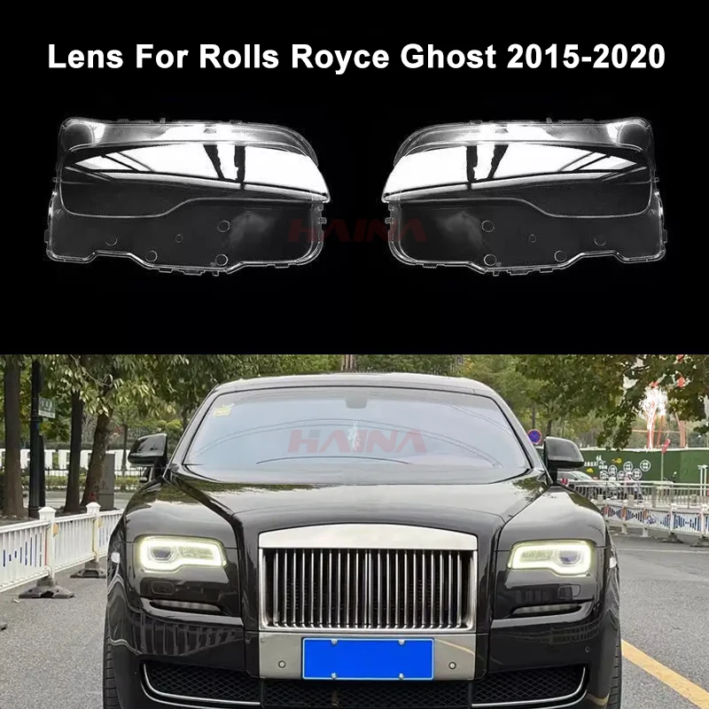 

Крышка фары для Rolls Royce Ghost 2015 2016 2017 2018, передняя фара автомобиля, абажур, авто стеклянный корпус линзы для Rolls-Royce