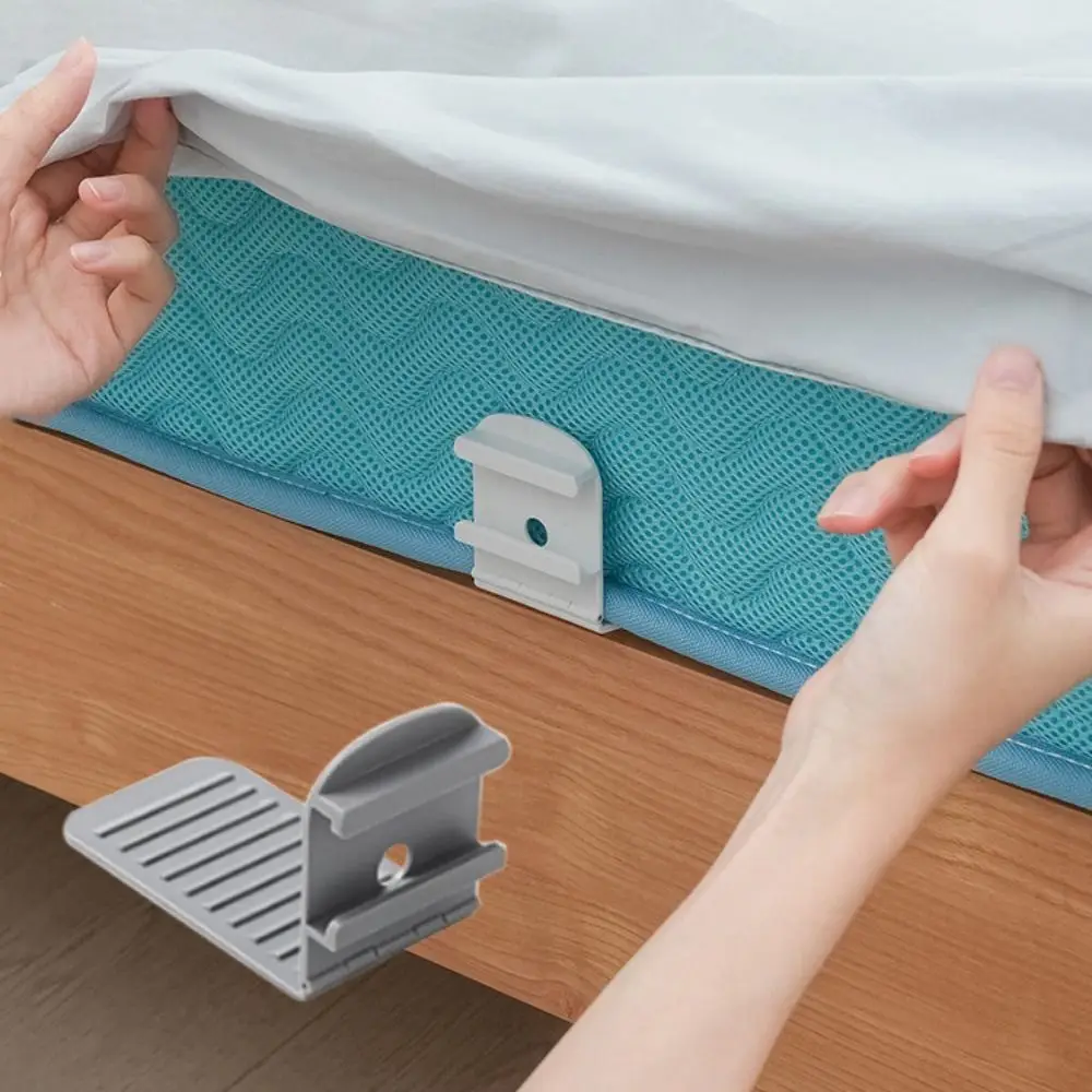

4pcs Multi-Functional Non-slip Bed Sheet Holder Plastic Household Fastener Holders Adjustable Anti-Shift Fasteners Hotel