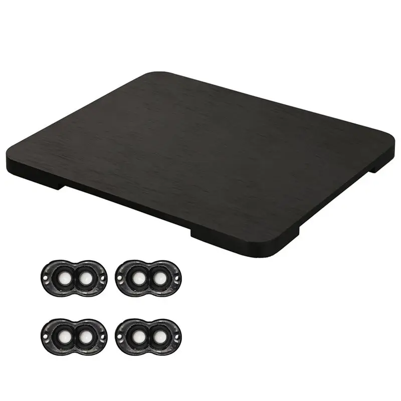 

ABNL Universal Wheel Equipped Appliance Slider 360° Rolling Tray 13X16 Inch For Coffee Maker For Black Espresso Machine