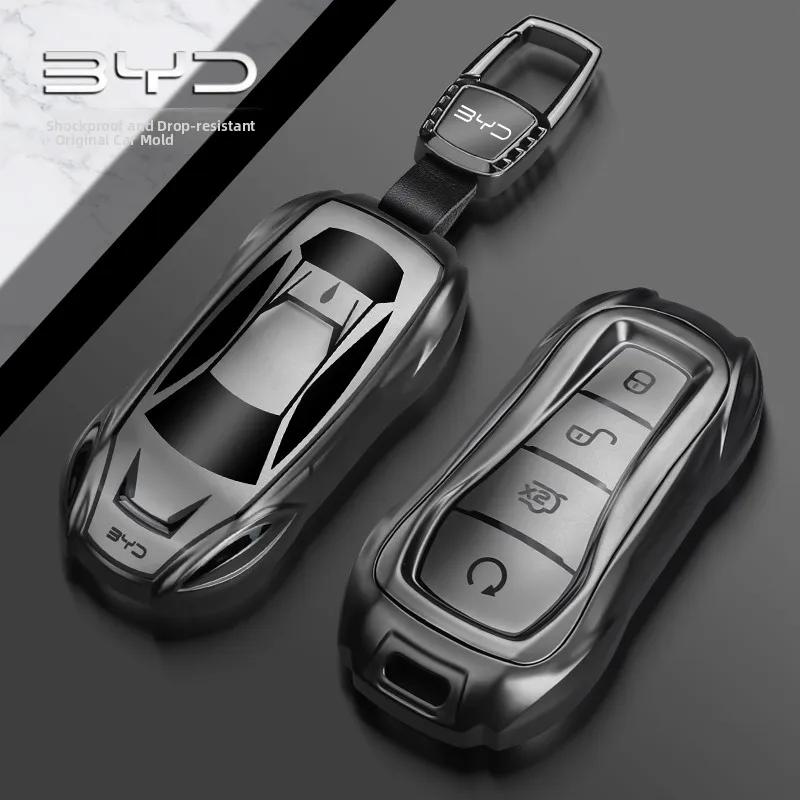 High-End TPU Car Key Cover for BYD Oceanic Han Song plus Qin Lev Song pro Seal 06gt Tang Dmi Vehicle  Buckle