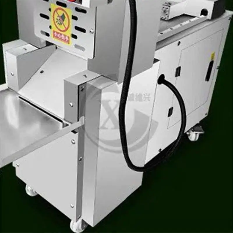 Stainless Steel Mutton Rolls Cutter Commercial Electric Meat Slicer CNC Lamb Beef Roll Make Machine
