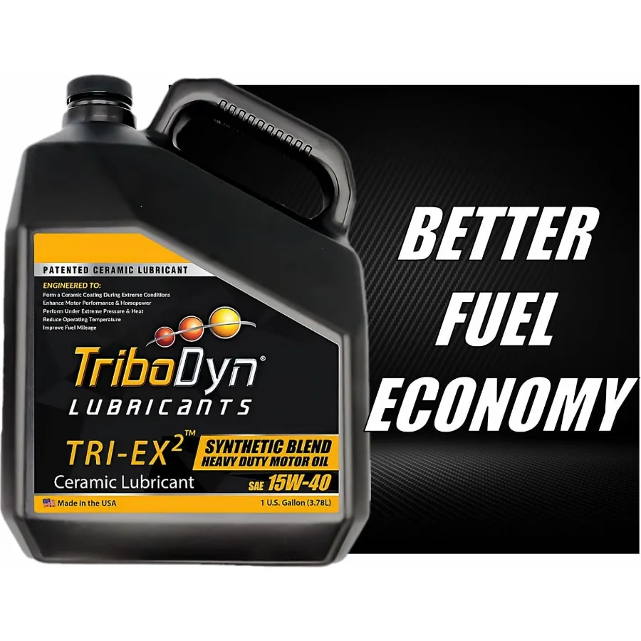 TRIEX2 15W40 زيت محرك صناعي عالي التحمل مع طلاء سيراميك حاصل على براءة اختراع لإصلاح الملابس لمحركات عالية الأداء مثالية f #4