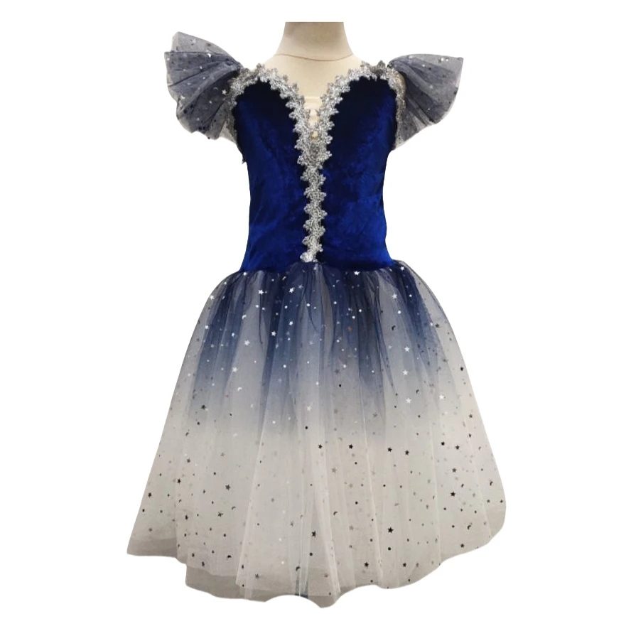 Kinder-Ballettrock Mädchen Damen Tanzrock Erwachsene Kinder Pailletten Professionelles Ballett-Tutu Ballerina-Kleid Aufführungsoutfit Kostüm – Detail 3