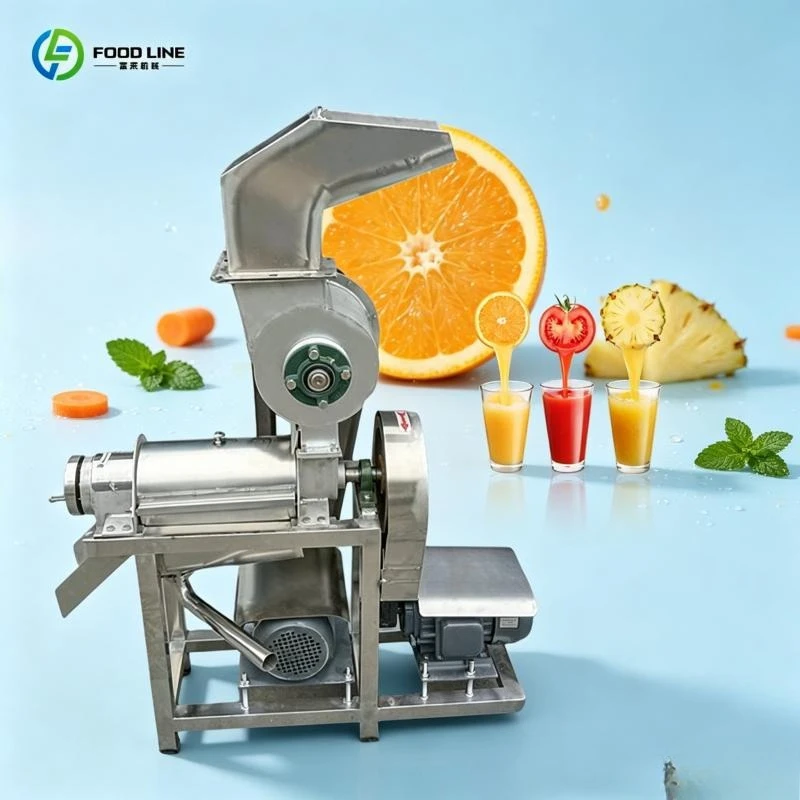 Industrial Automatic Apple Orange Vegetable Juicer Apple Crusher and Juicer Commercial Orange Juicer FL Customized