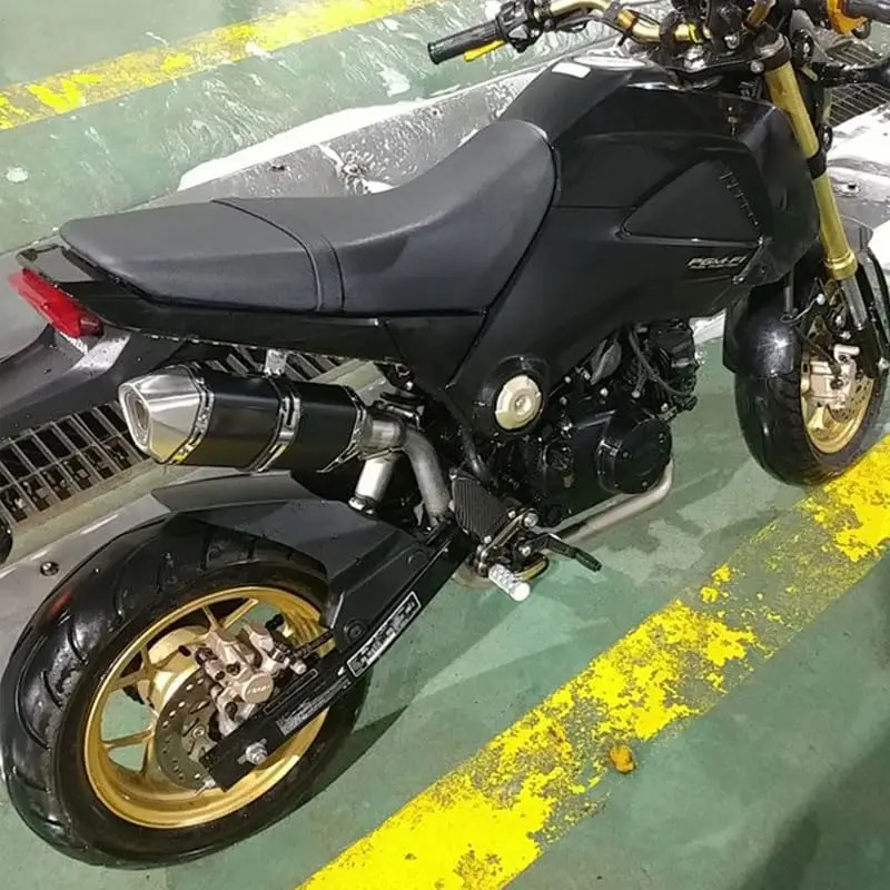 Motorrad Auspuff Rohr Montage Kit Mit DB Schalldämpfer Halterung Federn Haken Kompatibel Für MSX125