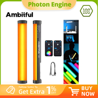 AMBITFUL A2 RGB 2500-8500K RGB LED Video Stick Tube Light, CRI 95+ TLCI 97 +,Built-in APP Lithium Battery Magnetic Function