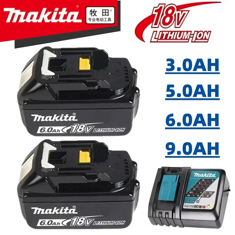 Original Makita 18V 6000mAh BL1860b Rechargeable Li-ion Battery For Makita 18V Power Tools BL1860 BL1830b BL1850b BL1840