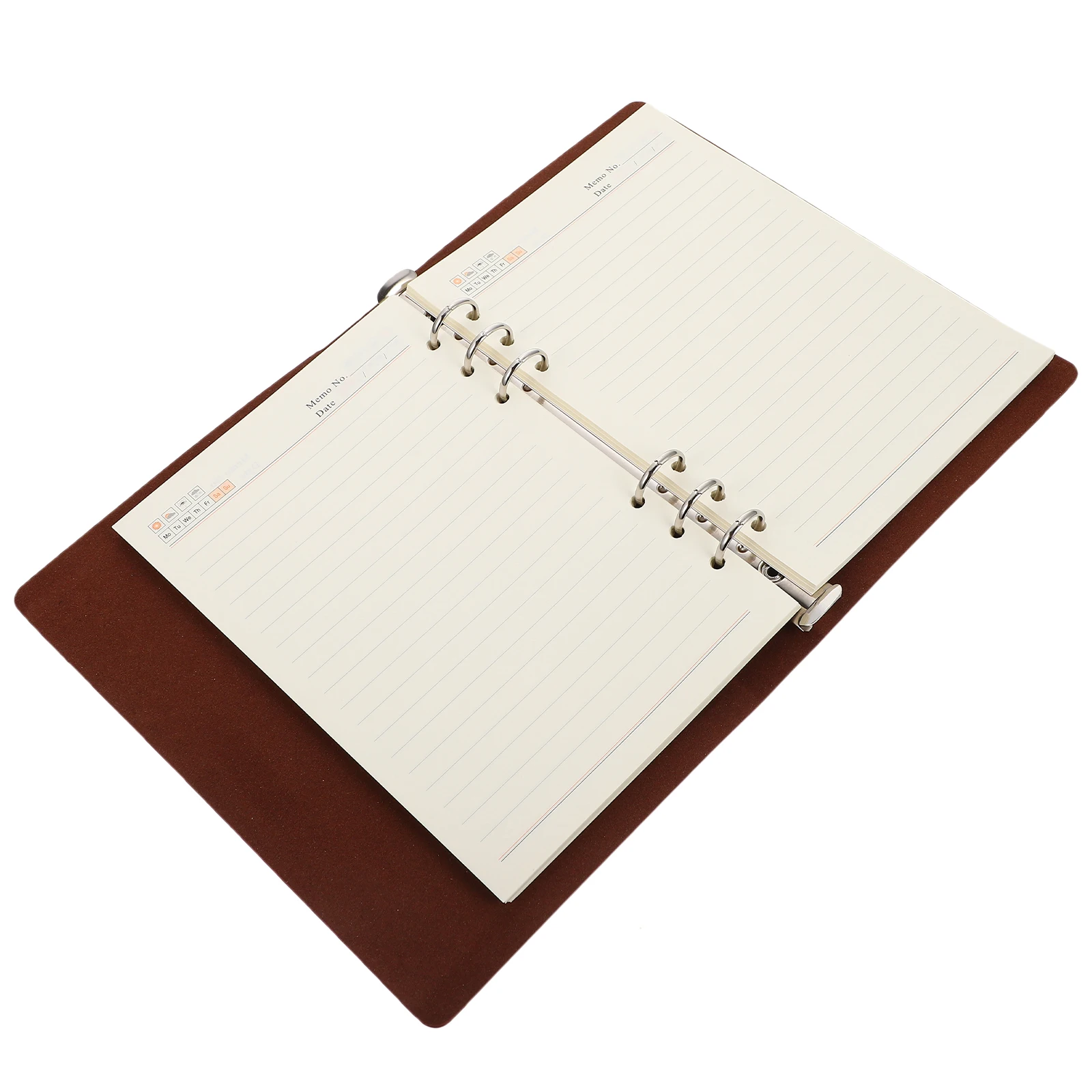 

PU Journal A5 Business Planner Lightweight Portable Notebook Journal Diary Notepad Loose Leaf Office Gifts