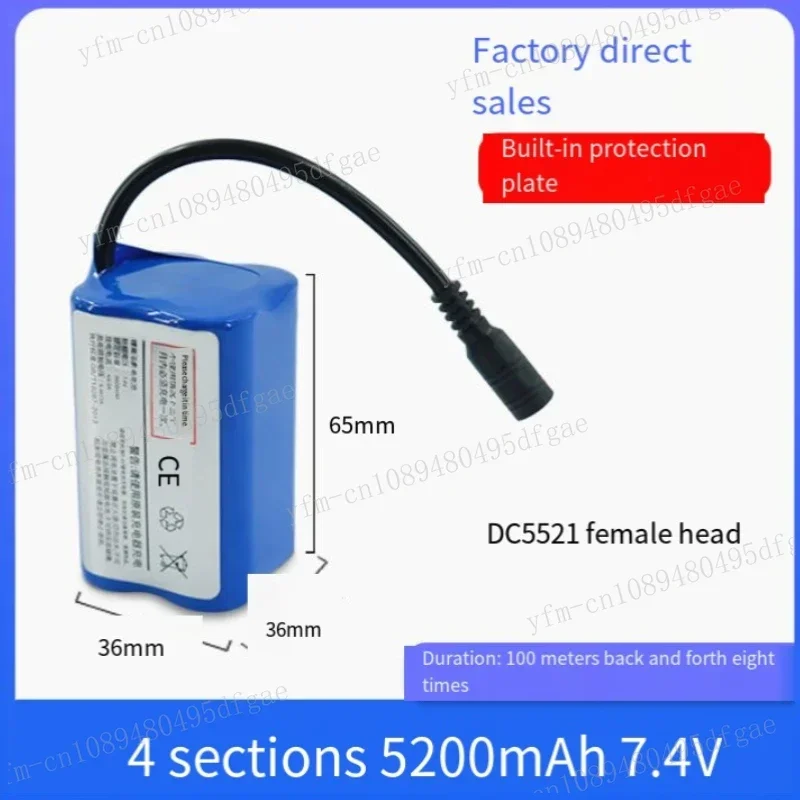 Batería para barco pesca 7. batería litio especial original del barco teledirigido la capacidad grande 15000 MA 4v18000mah